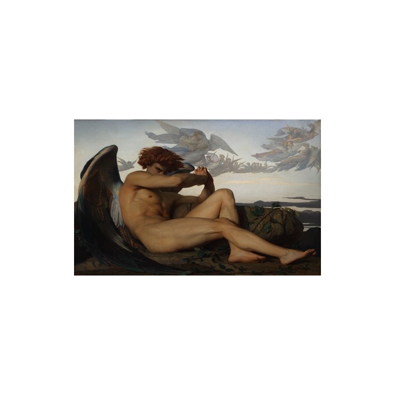  Obraz na płótnie 50x30cm Alexandre Cabanel Upadły Anioł