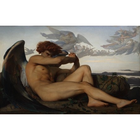  Obraz na płótnie 50x30cm Alexandre Cabanel Upadły Anioł