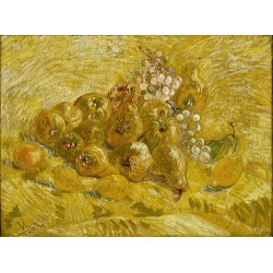  Obraz na płótnie 50x35cm Vincent van Gogh Pigwa cytryny gruszki winogrona