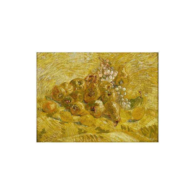  Obraz na płótnie 50x35cm Vincent van Gogh Pigwa cytryny gruszki winogrona