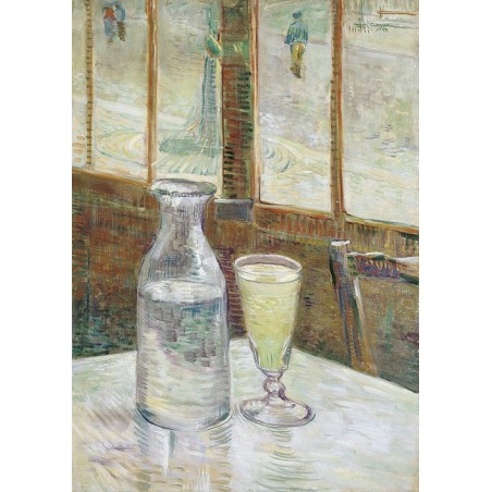  Obraz na płótnie 50x70cm Vincent van Gogh Stół kawowy z absyntem