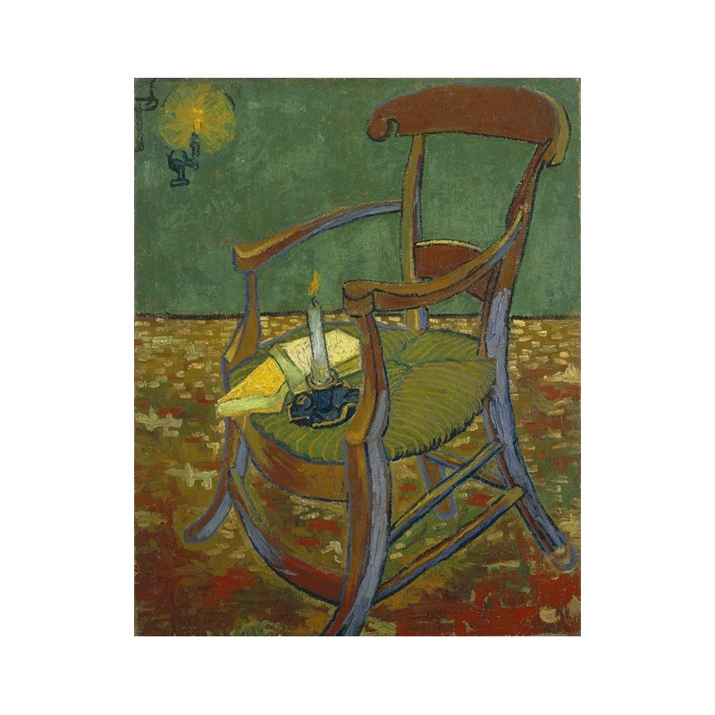  Obraz na płótnie 50x60cm Vincent van Gogh Fotel Gauguina