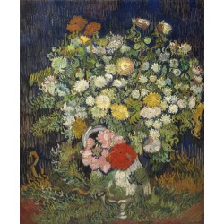  Obraz na płótnie 50x60cm Vincent van Gogh Bukiet kwiatów w wazonie