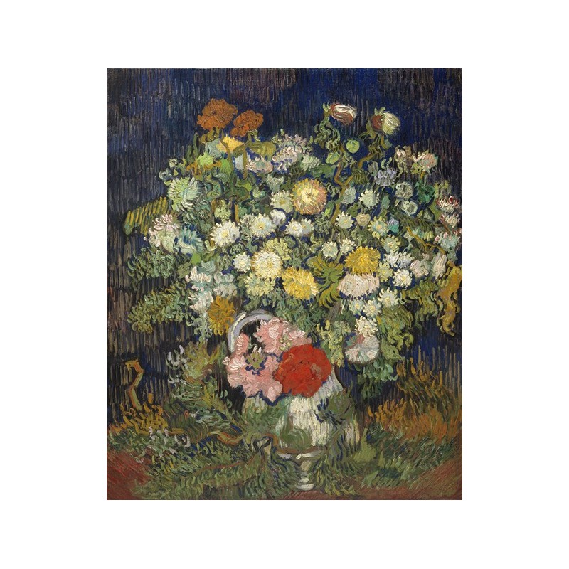  Obraz na płótnie 50x60cm Vincent van Gogh Bukiet kwiatów w wazonie