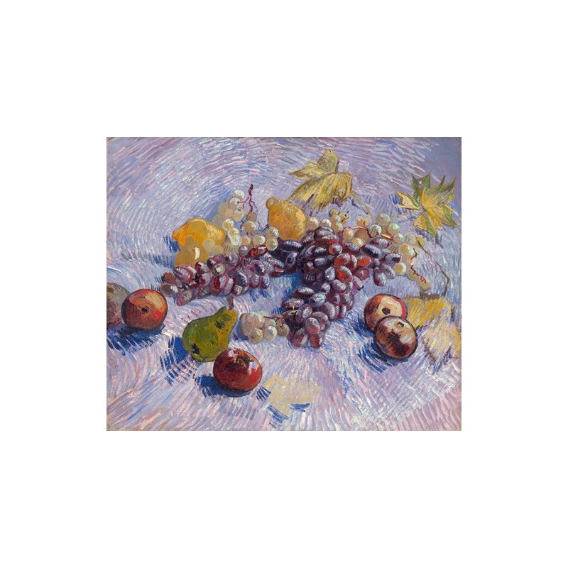  Obraz na płótnie 50x40cm Vincent van Gogh Winogrona cytryny gruszki i jabłka
