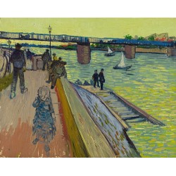  Obraz na płótnie 50x40cm Vincent van Gogh Most Trinquetaille