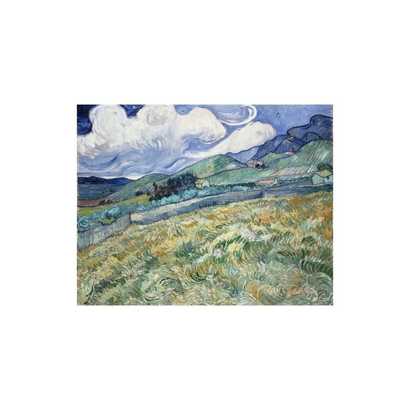  Obraz na płótnie 50x40cm Vincent van Gogh Pejzaż z Saint-Rémy