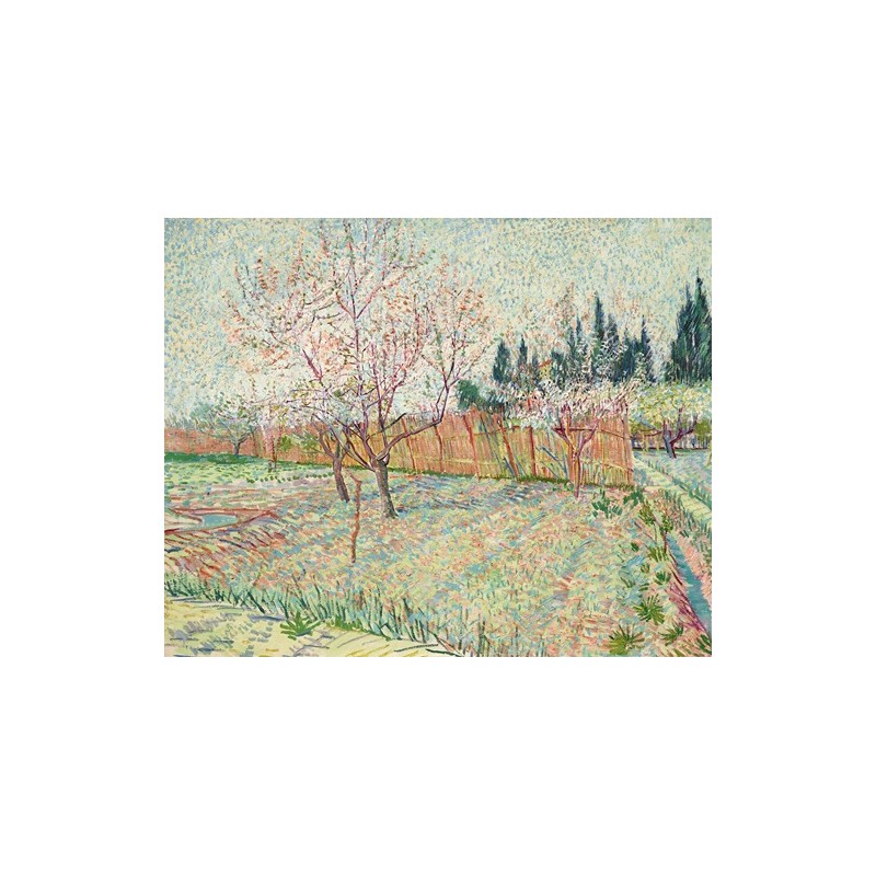  Obraz na płótnie 50x40cm Vincent van Gogh Sad z cyprysami