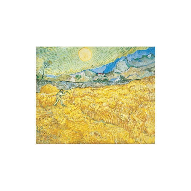  Obraz na płótnie 50x40cm Vincent van Gogh Pole pszenicy za szpitalem Saint-Paul