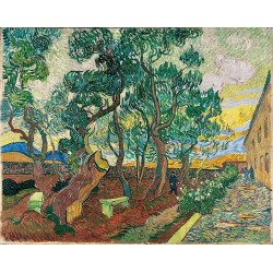  Obraz na płótnie 50x40cm Vincent van Gogh Ogród szpitala w Saint Paul