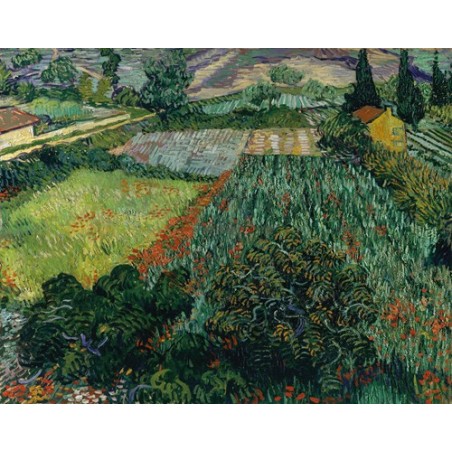  Obraz na płótnie 50x40cm Vincent van Gogh Pole z makami
