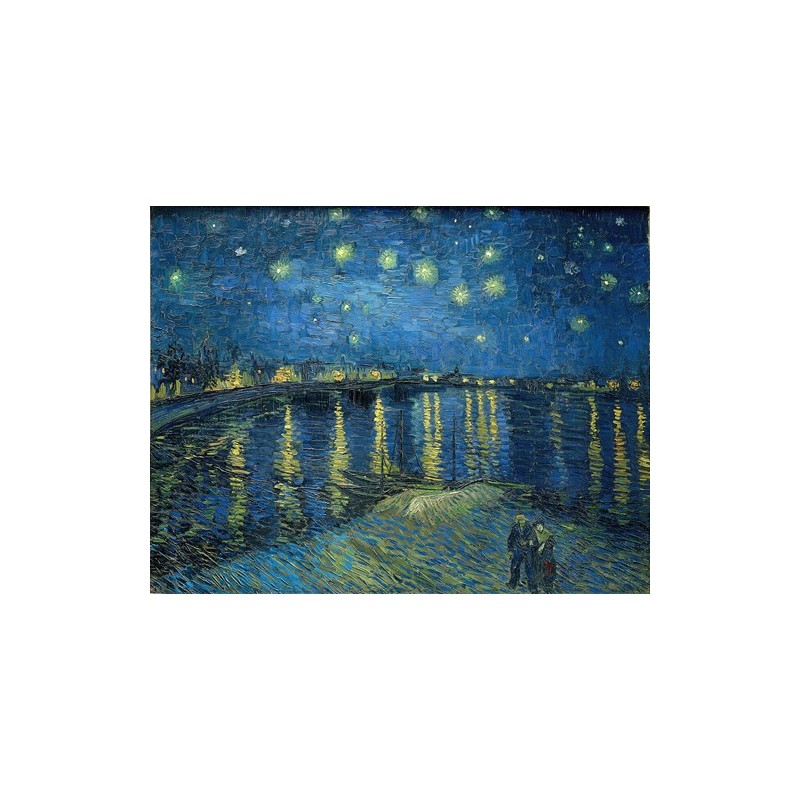  Obraz na płótnie 50x40cm Vincent van Gogh Gwieździsta noc