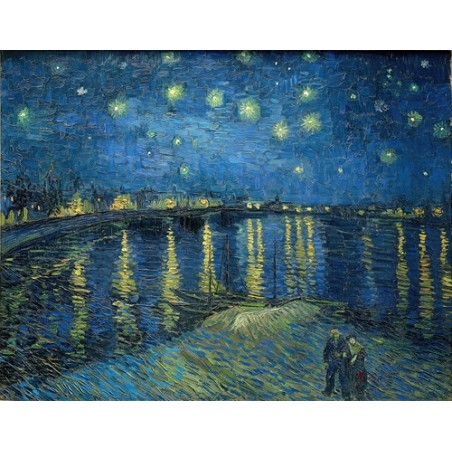  Obraz na płótnie 50x40cm Vincent van Gogh Gwieździsta noc