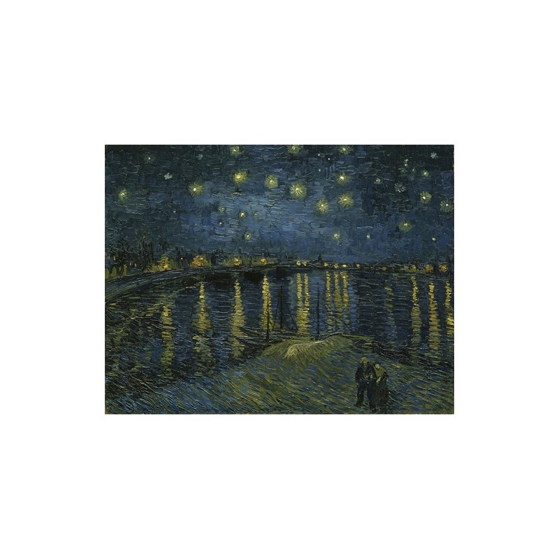  Obraz na płótnie 50x40cm Vincent van Gogh Gwieździsta noc