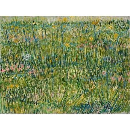  Obraz na płótnie 50x35cm Vincent van Gogh Kępka trawy