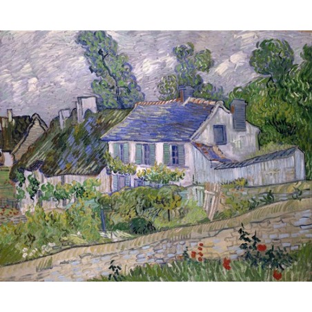  Obraz na płótnie 50x40cm Vincent van Gogh Domy w Auvers