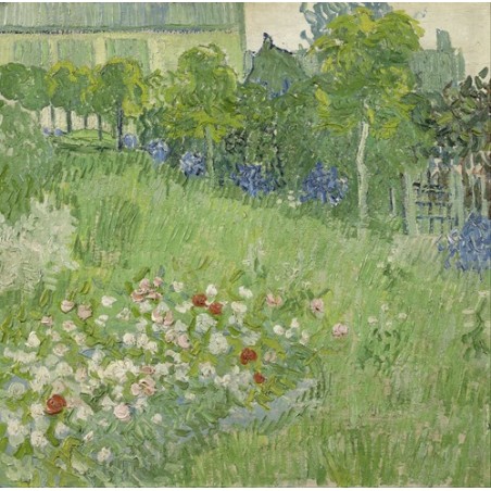  Obraz na płótnie 50x50cm Vincent van Gogh Ogród Daubigny'ego
