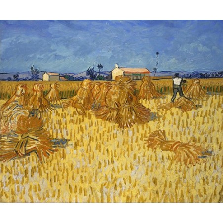  Obraz na płótnie 50x40cm Vincent van Gogh Zbiory kukurydzy w prowansji
