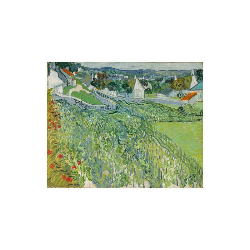  Obraz na płótnie 50x40cm Vincent van Gogh Winnice w Auvers