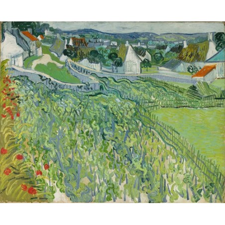  Obraz na płótnie 50x40cm Vincent van Gogh Winnice w Auvers