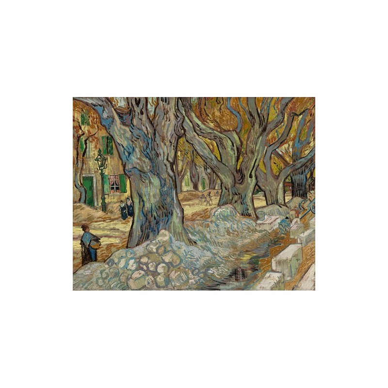  Obraz na płótnie 50x40cm Vincent van Gogh Wielkie platany
