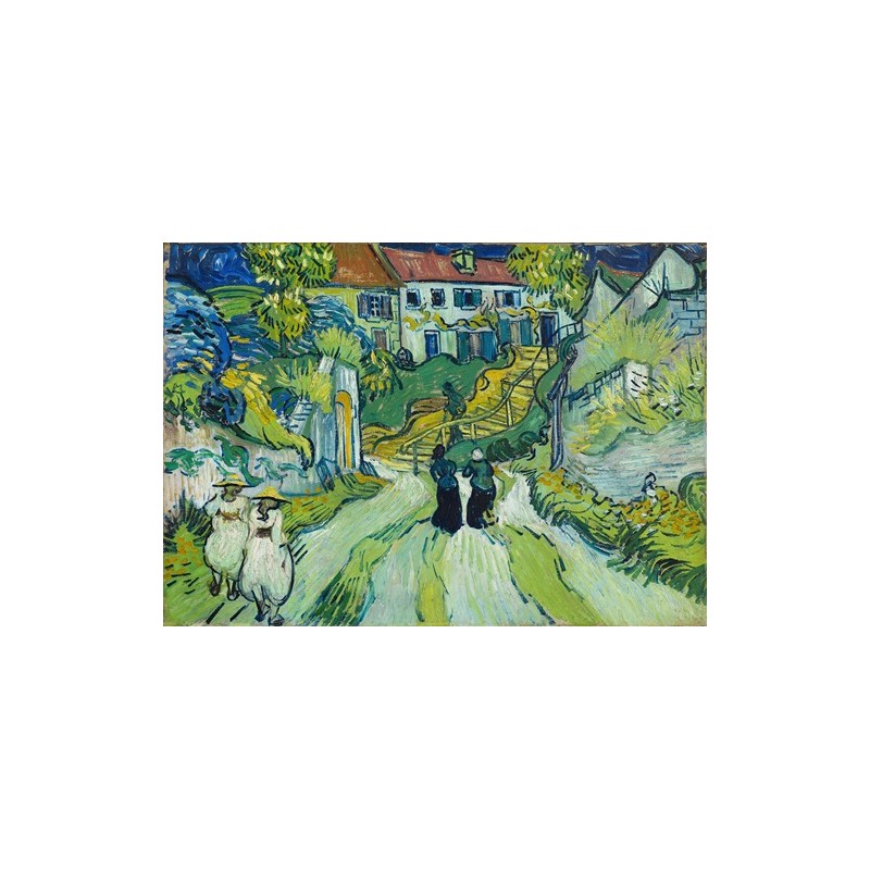  Obraz na płótnie 50x35cm Vincent van Gogh Schody w Auvers