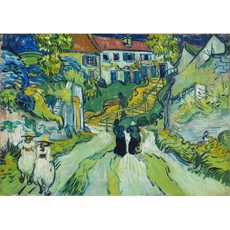  Obraz na płótnie 50x35cm Vincent van Gogh Schody w Auvers