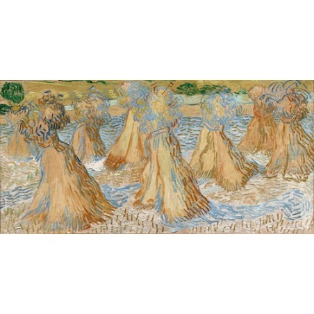  Obraz na płótnie 50x25cm Vincent van Gogh Snopy pszenicy