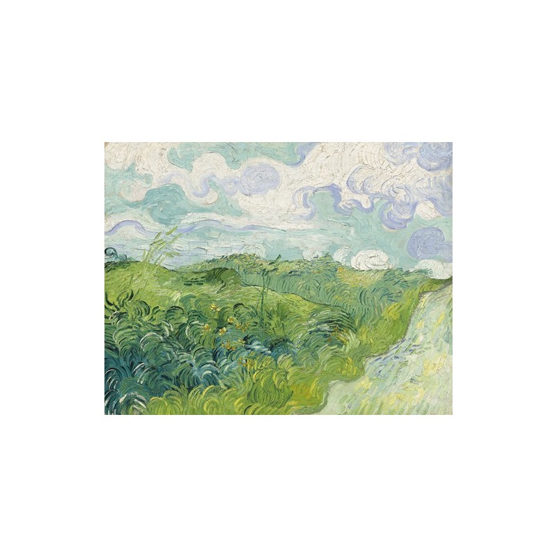  Obraz na płótnie 50x40cm Vincent van Gogh Zielone pola pszenicy w Auvers