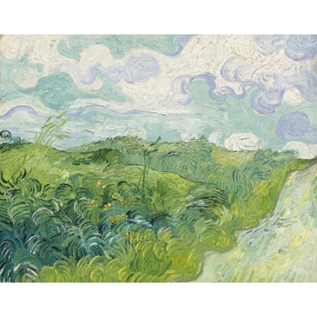  Obraz na płótnie 50x40cm Vincent van Gogh Zielone pola pszenicy w Auvers