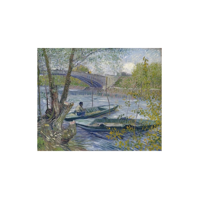  Obraz na płótnie 50x40cm Vincent van Gogh Wędkowanie wiosną