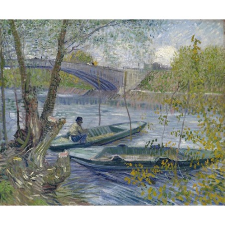  Obraz na płótnie 50x40cm Vincent van Gogh Wędkowanie wiosną