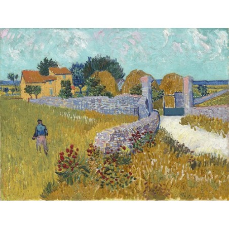  Obraz na płótnie 50x35cm Vincent van Gogh Chata w Prowansji