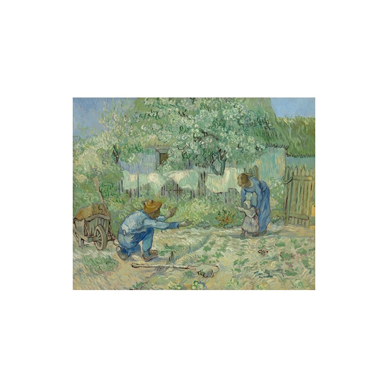  Obraz na płótnie 50x40cm Vincent van Gogh Pierwsze kroki
