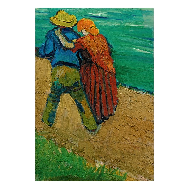  Obraz na płótnie 50x70cm Vincent van Gogh Para w Prowansji