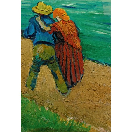  Obraz na płótnie 50x70cm Vincent van Gogh Para w Prowansji