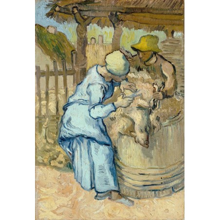  Obraz na płótnie 50x70cm Vincent van Gogh Strzyżenie owiec