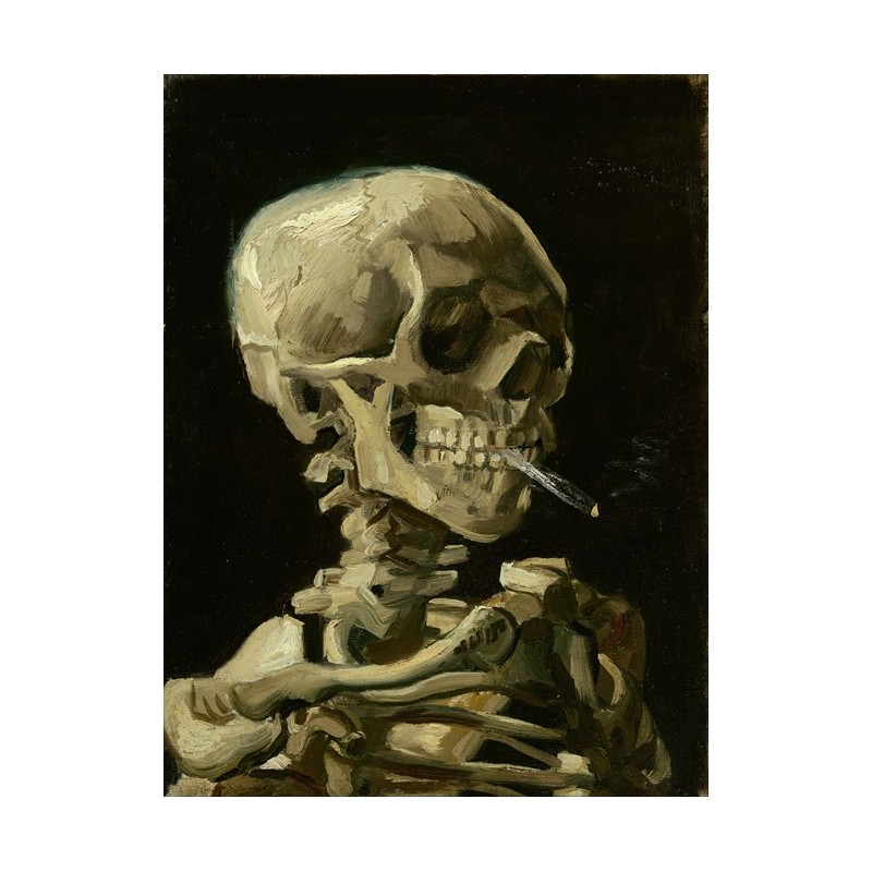  Obraz na płótnie 50x60cm Vincent van Gogh Czaszka