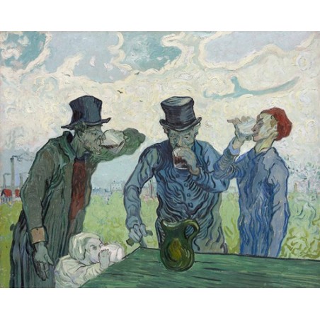  Obraz na płótnie 50x40cm Vincent van Gogh Pijacy