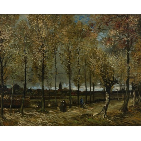  Obraz na płótnie 50x40cm Vincent van Gogh Topole w pobliżu Nuenen