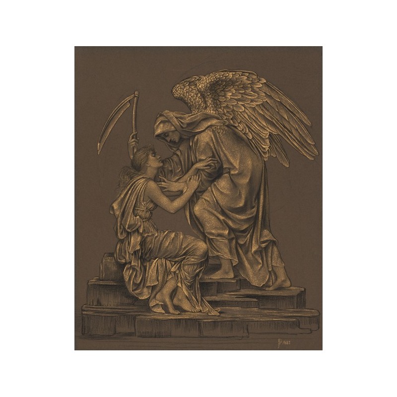  Obraz na płótnie 50x60cm Evelyn De Morgan Anioł śmierci