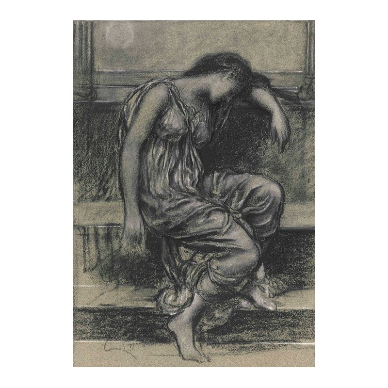  Obraz na płótnie 50x70cm Evelyn De Morgan Studium do In Memoriam