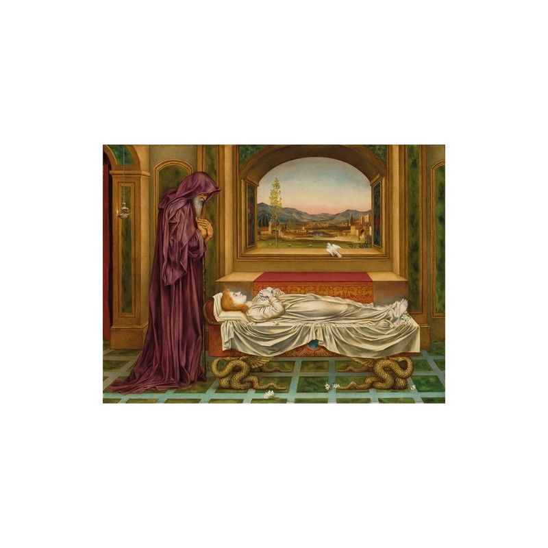  Obraz na płótnie 50x35cm Evelyn De Morgan Wędrujący Żyd