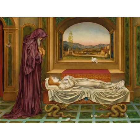  Obraz na płótnie 50x35cm Evelyn De Morgan Wędrujący Żyd