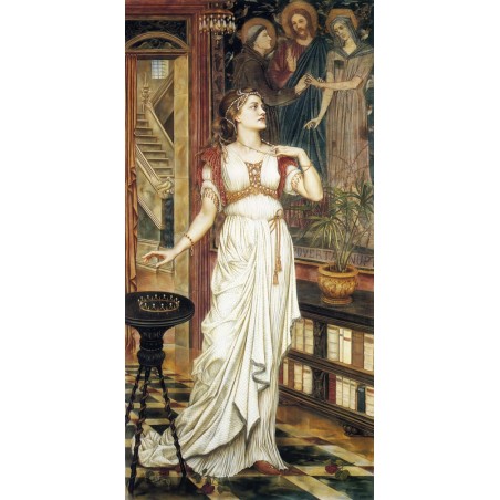  Obraz na płótnie 50x100cm Evelyn De Morgan Korona chwały