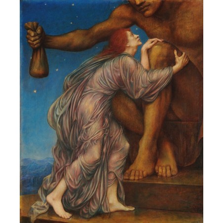  Obraz na płótnie 50x60cm Evelyn De Morgann Uwielbienie mamona