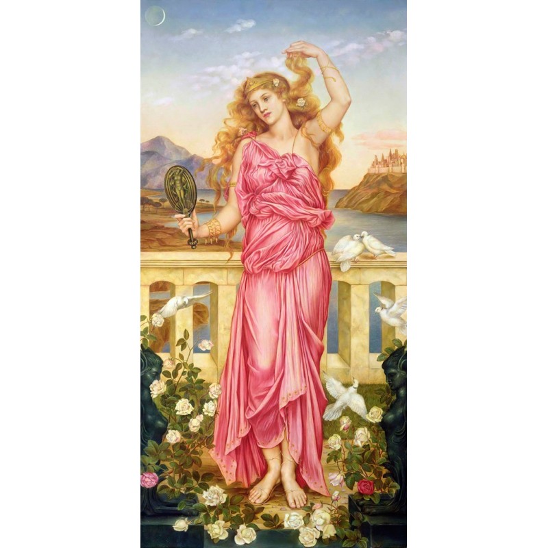  Obraz na płótnie 50x100cm Evelyn De Morgan Helena trojańska