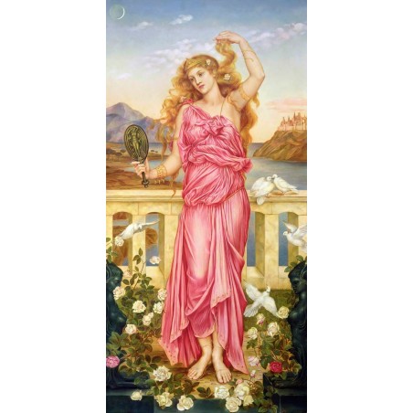  Obraz na płótnie 50x100cm Evelyn De Morgan Helena trojańska