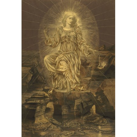  Obraz na płótnie 50x75cm Evelyn De Morgan Światło