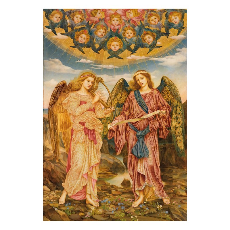  Obraz na płótnie 50x75cm Evelyn De Morgan Chwała w niebie